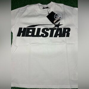 Hellstar White Short Sleeve Tee